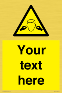 Custom Noise Hazard Sign